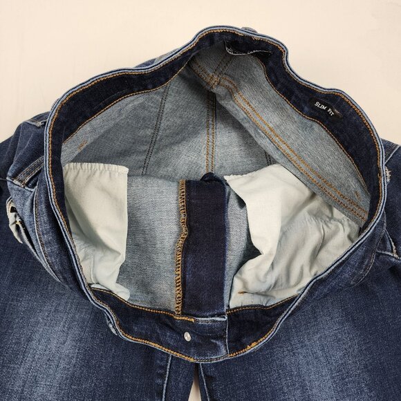 Judy Blue Jeans Womens Plus 16W Blue Slim Fit Denim (34x28) JB82128DK-PL - Picture 6 of 11